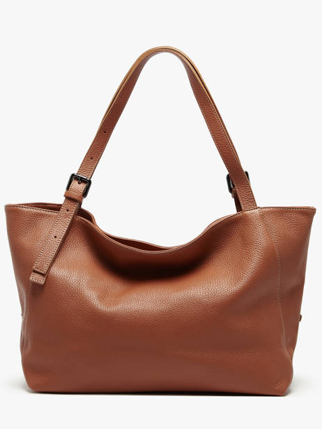 Handtas Caviar Leder Milano Bruin caviar CA24066 ander zicht 4