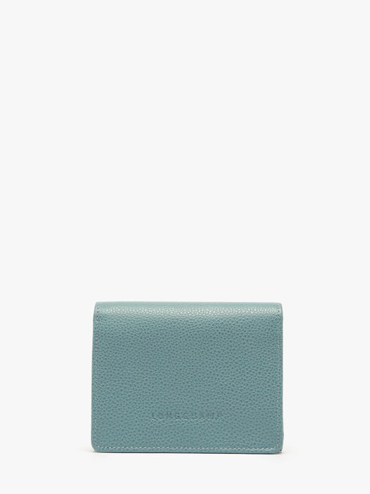 Longchamp Le foulonné Portefeuille Bleu