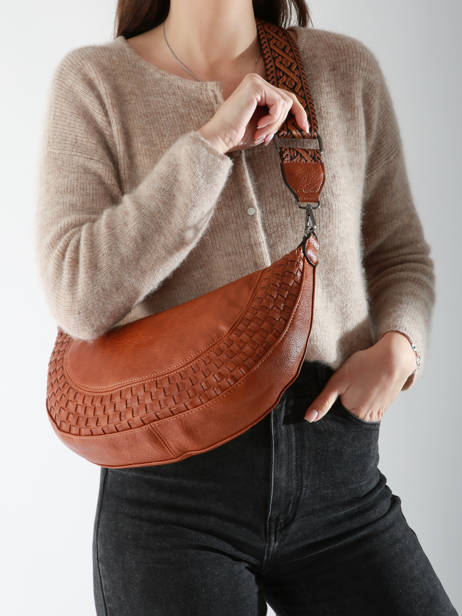 Cross Body Tas Winter Tresse Miniprix Bruin winter tresse 6003 ander zicht 1