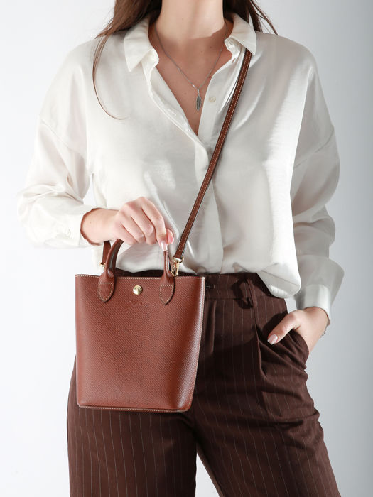 Longchamp Epure Sac porté main Marron