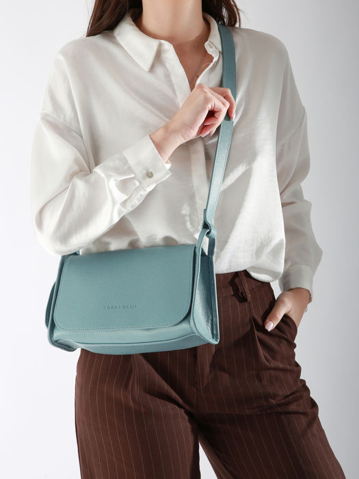 Longchamp Le foulonné Cross body tas Blauw
