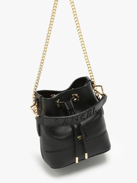 Mini Bucket Bag Ninon Leder Lancel Zwart ninon A11466 ander zicht 3