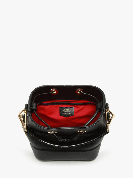 Mini Bucket Bag Ninon Leder Lancel Zwart ninon A11466 ander zicht 4