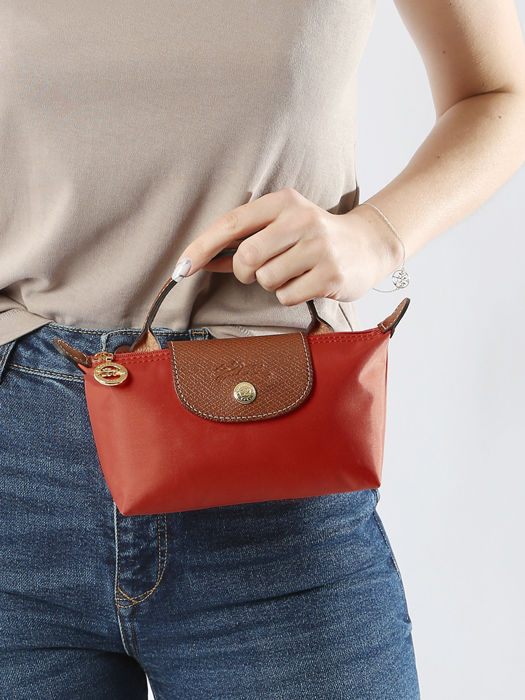 Longchamp Le pliage original Pochette Rouge