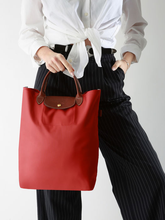 Longchamp Le pliage original Sac porté main Rouge