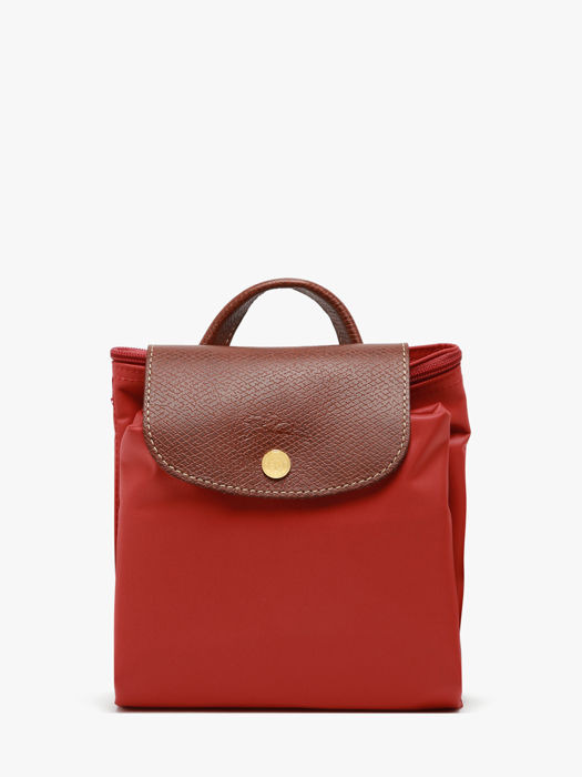Longchamp Le pliage original Sac à dos Rouge