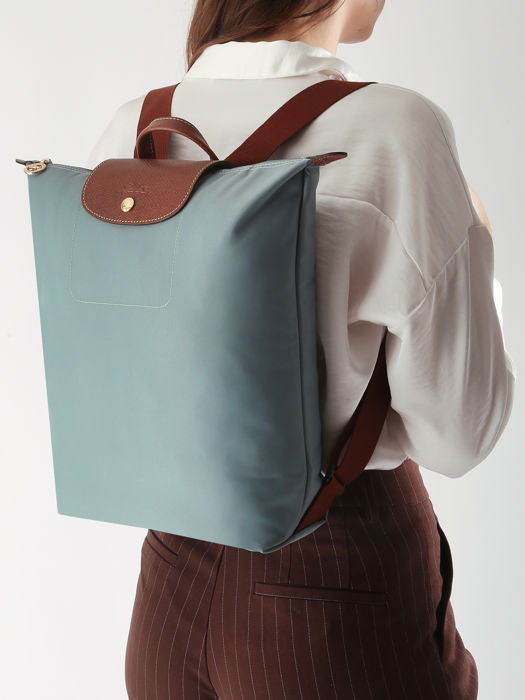 Longchamp Le pliage original Rugzak Blauw