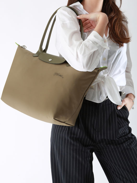 Longchamp Le pliage green Besace Vert