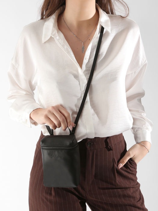 Longchamp Le pliage xtra Sac porté travers Noir