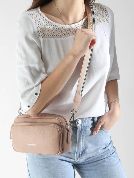Sac Bandoulière Milano Ana Cuir Lancaster Rose milano ana 62 vue secondaire 1