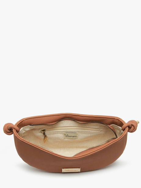 Cross Body Tas Muscari Woomen Bruin muscari WMUS27 ander zicht 3