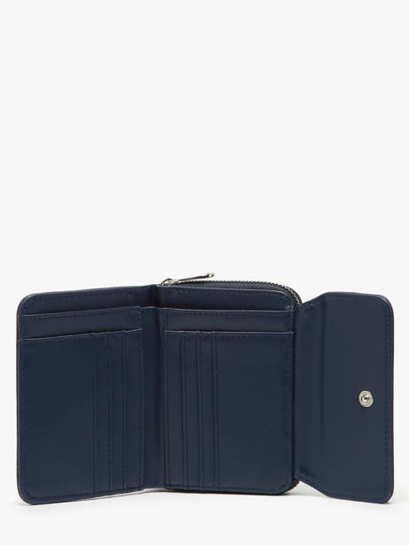 Portemonnee Grained Miniprix Blauw grained H6012 ander zicht 1