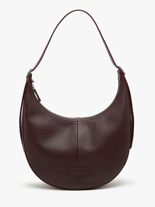 Longchamp Essential cuir Schoudertas Violet