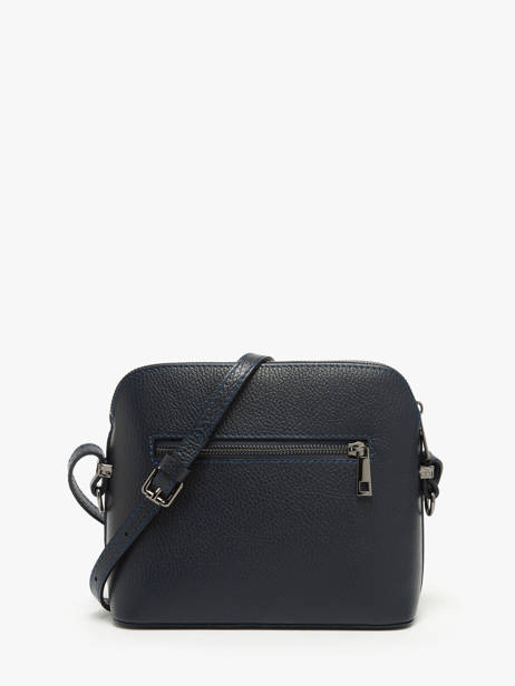 Sac BandouliÃ¨re Caviar Cuir Milano Bleu caviar CA240614 vue secondaire 4