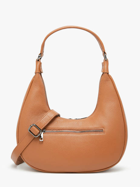 Sac Porté épaule Caviar Cuir Milano Marron caviar CA24121 vue secondaire 4