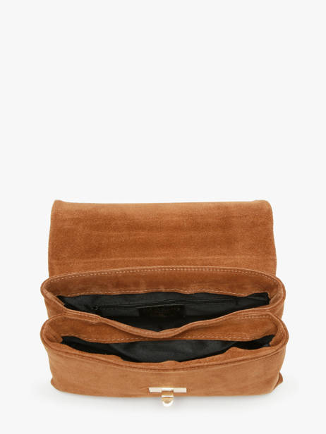 Cross Body Tas Velvet Caviar Leder Milano Bruin velvet caviar VC24115 ander zicht 3