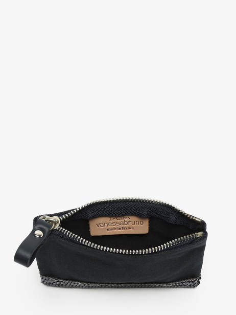 Trousse Zippée Le Cabas Coton Vanessa bruno Noir cabas 1V42017 vue secondaire 1