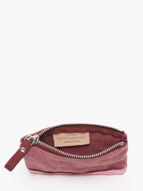 Portemonnee Le Cabas Linnen Vanessa bruno Roze cabas lin 31V42017 ander zicht 1