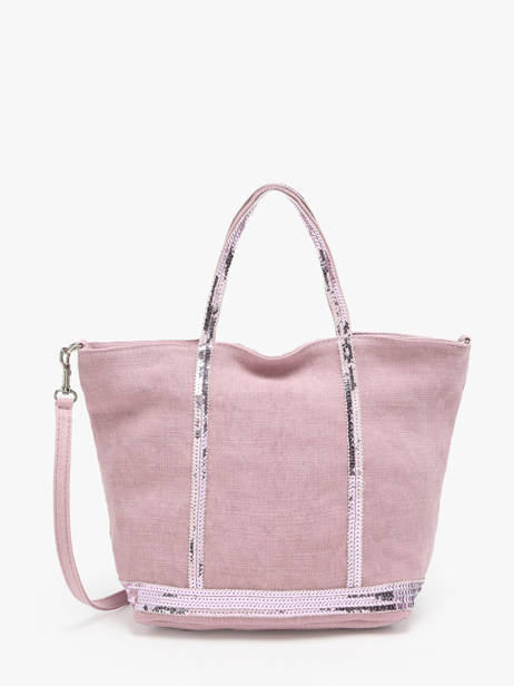 Petit Cabas Zipp Lin Et Paillettes Vanessa bruno Rose cabas lin 31V40435