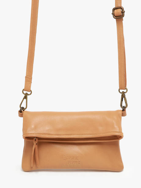 Cross Body Tas Cow Leder Basilic pepper Bruin cow BCOW75 ander zicht 2