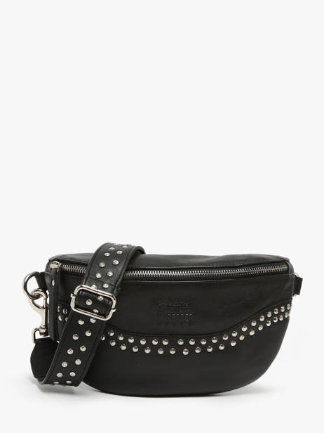 Heuptasje Leder Basilic pepper Zwart glam BGLA32