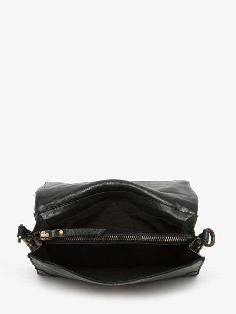 Cross Body Tas Glam Eyelet Leder Basilic pepper Zwart glam eyelet BGLE43 ander zicht 3