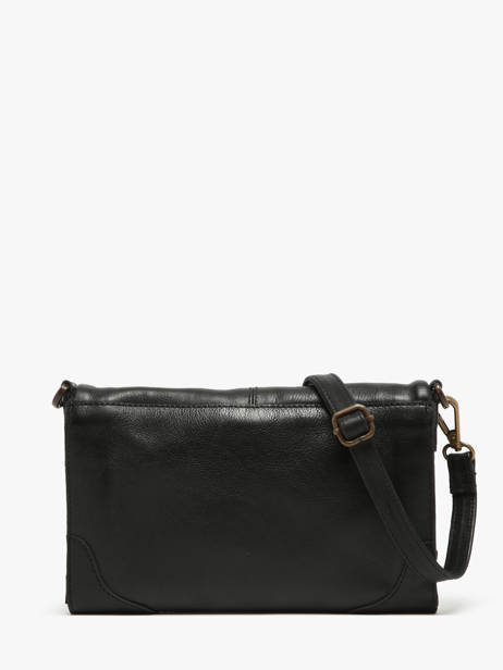 Cross Body Tas Glam Eyelet Leder Basilic pepper Zwart glam eyelet BGLE43 ander zicht 4