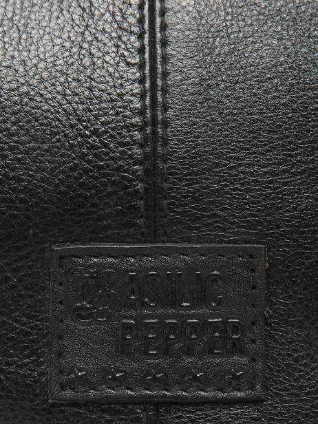 Cross Body Tas Glam Eyelet Leder Basilic pepper Zwart glam eyelet BGLE43 ander zicht 5