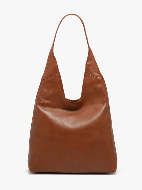 Sac Porté épaule Cow Cuir Basilic pepper Marron cow BCOW2M