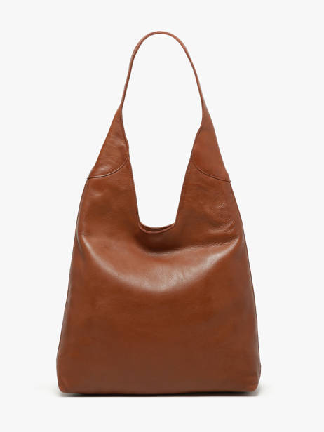 Sac Porté épaule Cow Cuir Basilic pepper Marron cow BCOW2M vue secondaire 4