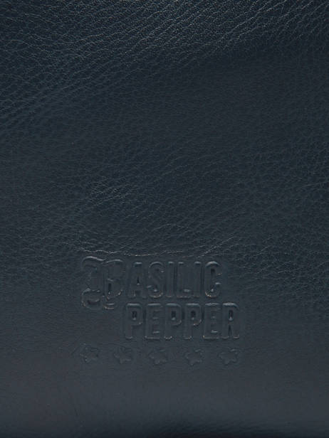 Cross Body Tas Cow Leder Basilic pepper Blauw cow BCOW2S ander zicht 5