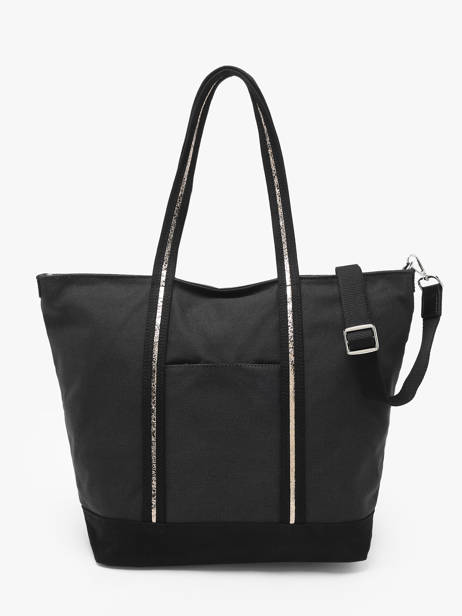 Schoudertas A4 Formaat Kaya Canvas Hexagona Zwart kaya 5920056 ander zicht 4