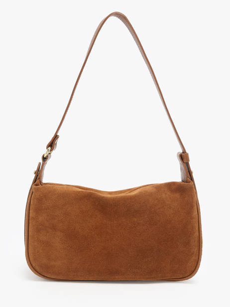 Schoudertas /cross Body Velvet Caviar Leder Milano Bruin velvet caviar VC24113