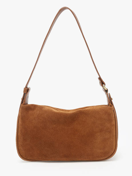 Schoudertas /cross Body Velvet Caviar Leder Milano Bruin velvet caviar VC24113 ander zicht 4