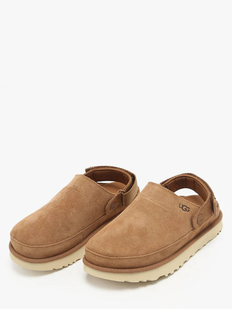 Slippers Goldenstar Clog Uit Leder Ugg Bruin women 1138252 ander zicht 1