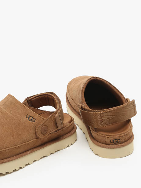 Slippers Goldenstar Clog Uit Leder Ugg Bruin women 1138252 ander zicht 2