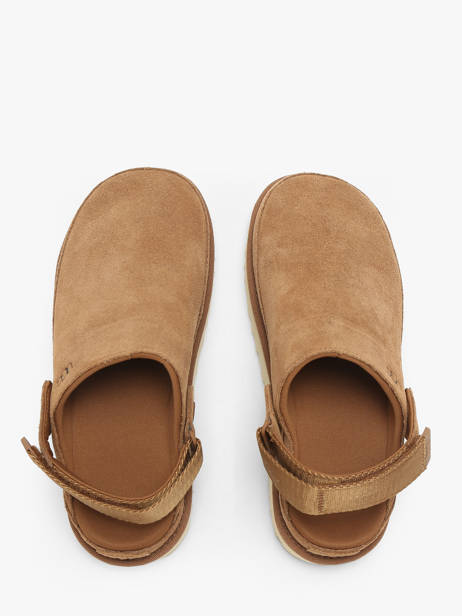 Slippers Goldenstar Clog Uit Leder Ugg Bruin women 1138252 ander zicht 3