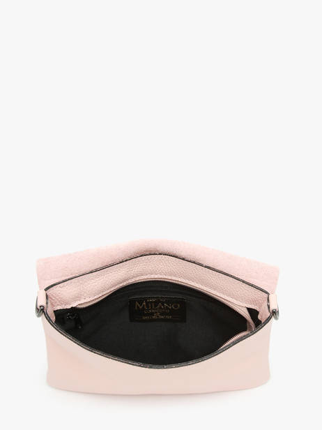Cross Body Tas Caviar Leder Milano Roze caviar CA22112 ander zicht 4