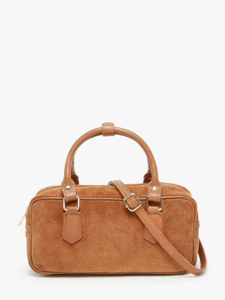 Sac Porté Main Velvet Caviar Cuir Milano Marron velvet caviar VC24112 vue secondaire 4