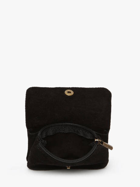 Porte-monnaie Cuir Milano Noir velvet VE23091 vue secondaire 1