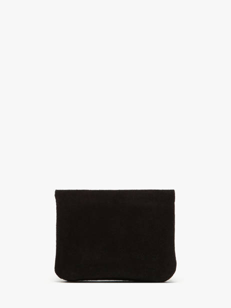 Porte-monnaie Cuir Milano Noir velvet VE23091 vue secondaire 2
