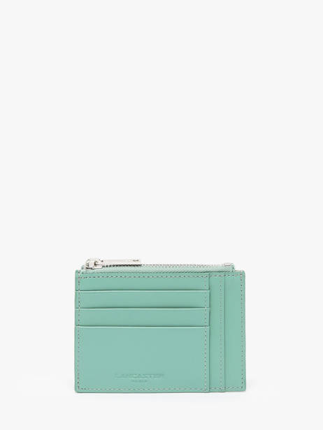 Portefeuille Cuir Lancaster Vert paris pm 22