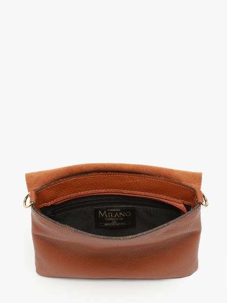 Sac Bandoulière Velvet Caviar Cuir Milano Marron velvet caviar VC24114 vue secondaire 3