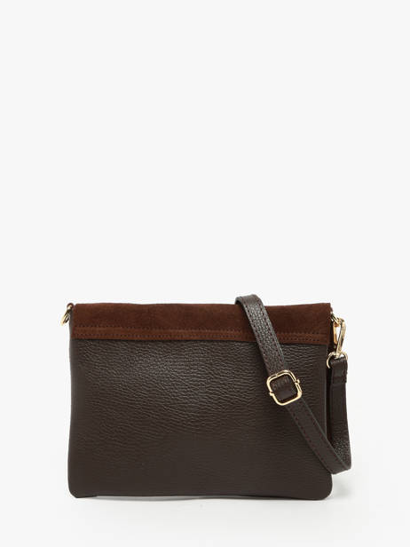 Cross Body Tas Velvet Caviar Leder Milano Bruin velvet caviar VC24114 ander zicht 4