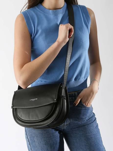 Cross Body Tas Soft Selma Leder Lancaster Beige soft selma 2 ander zicht 1