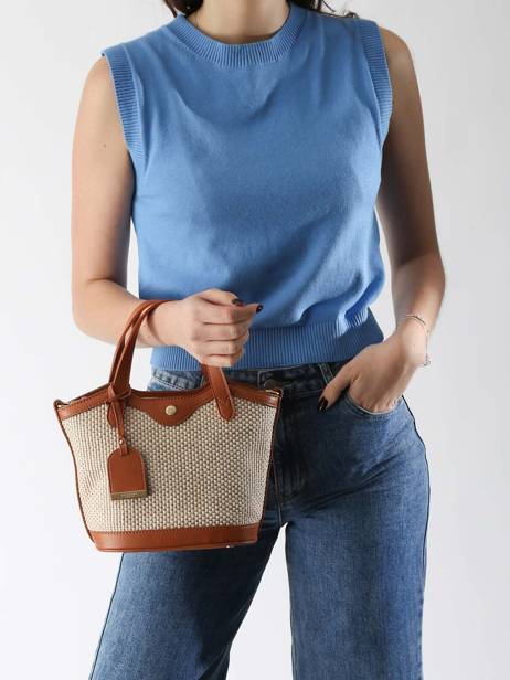 Sac Porté Main Judy Hexagona Beige judy 6520139 vue secondaire 1