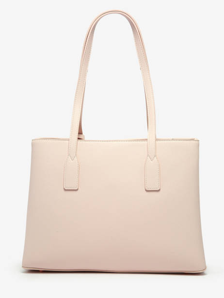 Schoudertas Saffiano David jones Roze saffiano CM7468 ander zicht 4