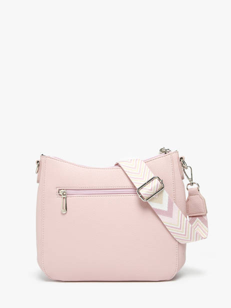 Cross Body Tas Grained Miniprix Roze grained F8575 ander zicht 3