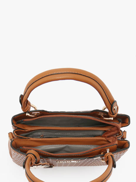 Cross Body Tas Gold Miniprix Bruin gold M9354 ander zicht 2