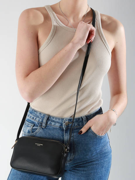 Cross Body Tas Brugge David jones Zwart brugge CM7335 ander zicht 1
